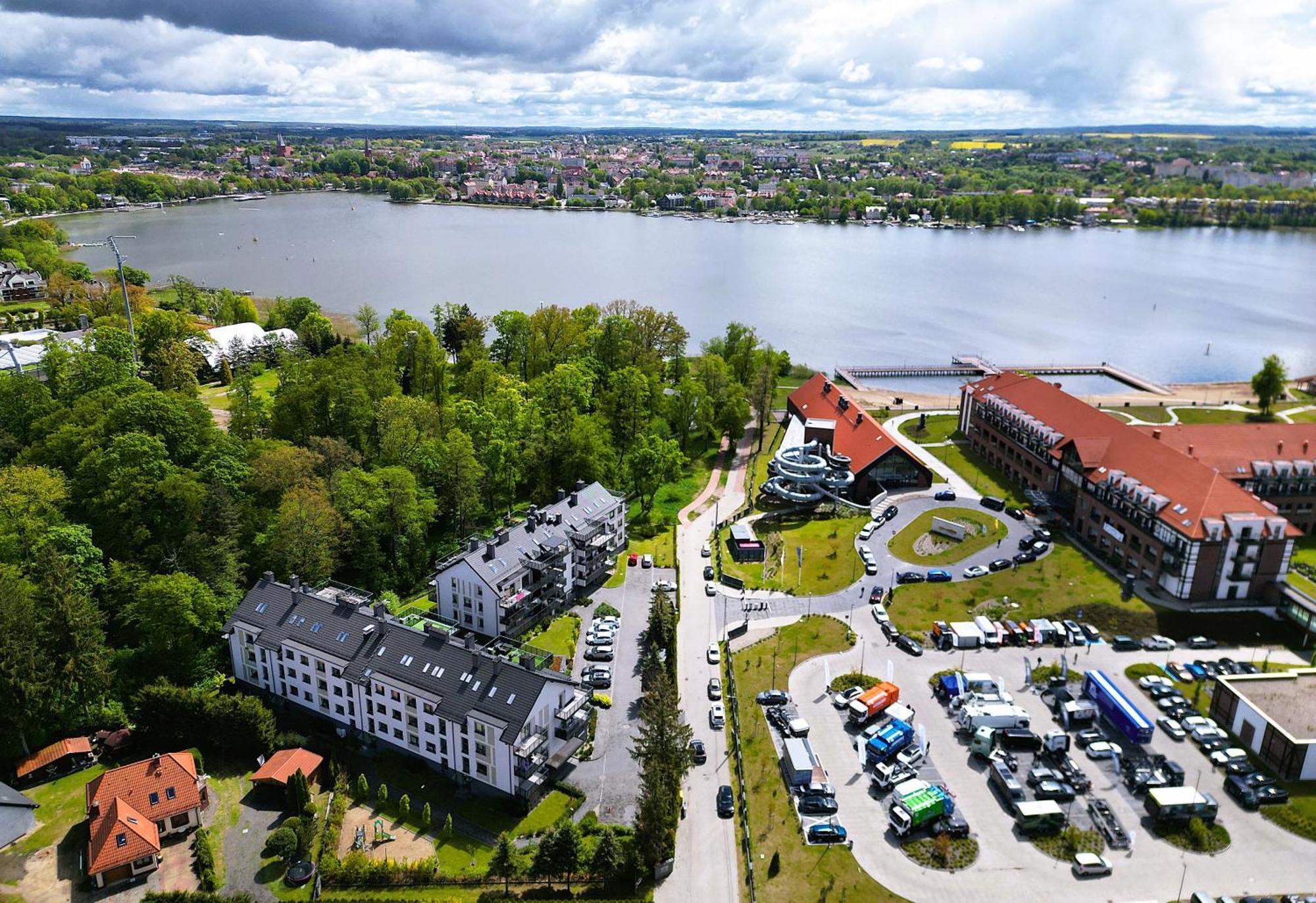 Lake Apart Ostroda - Widok, Przy Plazy, Aquapark, Parking Podziemny, Winda, Netflix 外观 照片
